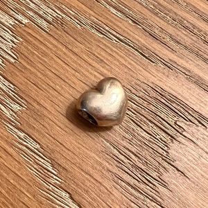 Pandora sterling silver heart bead